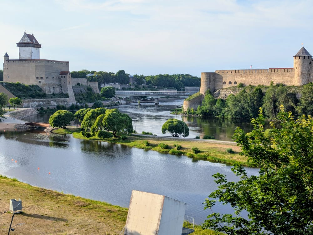 The 15 Best Day Trips from Tallinn in 2025 View on Narva River bridge between Estonia and Russia